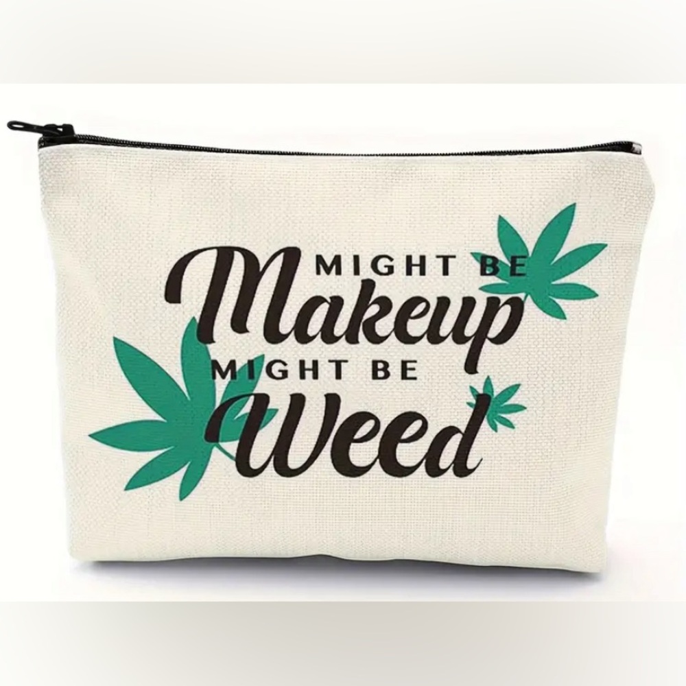 💄NWT COSMETIC BAG..MIGHT BE MAKEUP MIGHT BE.. - Picture 2 of 3